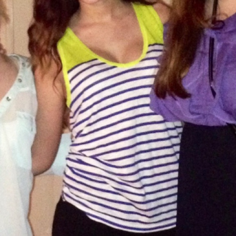 JCREW Striped Tank Top